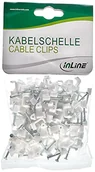 Tuning komputera - akcesoria - InLine Organizer Zacisk na kable 10mm - biały - 100 szt. - 44021 - miniaturka - grafika 1