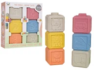 Zabawki interaktywne dla dzieci - EKO Zestaw Kolorowych Piłek Sensorycznych - miniaturka - grafika 1