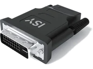 Złącza, przejściówki, adaptery - Adapter DVI do HDMI ISY IDV-5002 Czarny - miniaturka - grafika 1