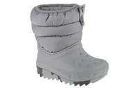 Śniegowce damskie - Crocs Classic Neo Puff Boot Toddler 207683-007, Dla Chłopca, Śniegowce, Szary - miniaturka - grafika 1