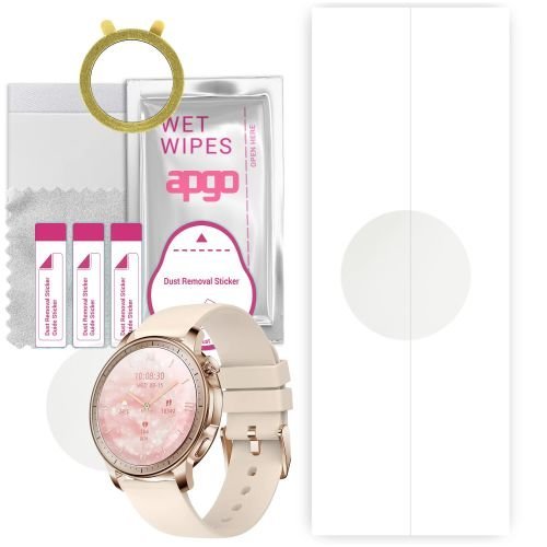 1x folia hydrożelowa MATOWA do Colmi V65 - apgo Smartwatch Hydrogel MATTE Protection Ochrona na ekran smartwatcha