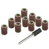 Materiały ścierne - Taśma szlifierska 6.3 mm, k60, k120 DEDRA 08t600 zestaw 11 szt - miniaturka - grafika 1