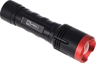 Latarki - RS PRO Latarka LED czarna w aluminiowej obudowie, 1400 lm / 200 m, 174 mm - miniaturka - grafika 1