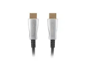 Kable - Lanberg kabel HDMI v2.0 M/M 50m optyczny AOC czarny - miniaturka - grafika 1