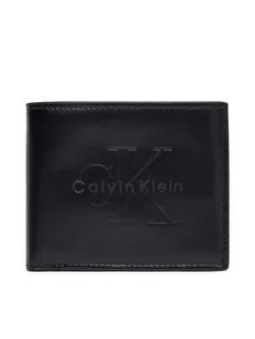 Calvin Klein Portfel męski Bold Billfold W/Coin LV04D1156G Czarny - Portfele - miniaturka - grafika 1