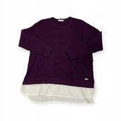 Bluzki damskie - Bluzka damska na długi rękaw CALVIN KLEIN L - Calvin Klein - miniaturka - grafika 1