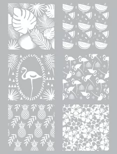 Szablon Sitodruk Motywy Tropikalne - Scrapbooking - miniaturka - grafika 1