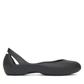 Baleriny - Baleriny Crocs KADEE FLAT BLK 210833-001 Czarny - miniaturka - grafika 1