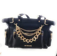 Torebki damskie - Love Moschino Jc4287pp0gkt00, torebka damska, czarna, czarny - miniaturka - grafika 1