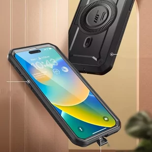 Etui Supcase UB Pro Mag do MagSafe do iPhone 15 Pro black - Etui i futerały do telefonów - miniaturka - grafika 3