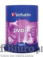 Nośniki danych - Płyty Verbatim DVD+R 4,7GB 16x - Cake Box - 100 szt.- Matt Silver - miniaturka - grafika 1