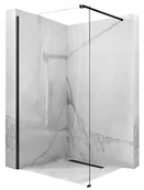 Ścianki i drzwi prysznicowe - Rea Ścianka prysznicowa walk-in 90 cm Aero Black Mat UZYSKAJ 5 % RABATU NA ZAKUP K7581 - miniaturka - grafika 1