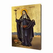 Ikony i obrazy sakralne - Ikona Świętej Izabeli Aragońskiej: Ikona Siły i Wiary - miniaturka - grafika 1