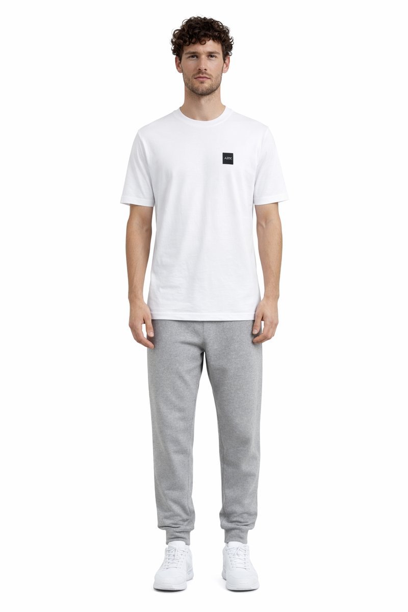 BOSS BIAŁY T SHIRT MĘSKI KLASYCZNY Z LOGO NA PIERSI XXL 1I3A