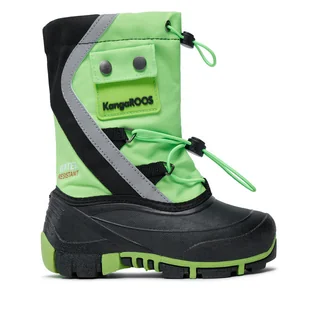 Śniegowce KangaRoos Kanga-Bean III 18927-000-7007 Zielony - Buty dla chłopców - miniaturka - grafika 1