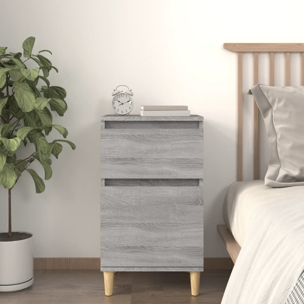 vidaXL Szafka nocna szara sonoma 40x35x70 cm - Szafka nocna - Szafki nocne - Szafka nocna - Szafka nocna