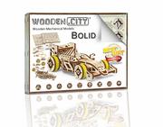 Puzzle - Wooden.City Drewniane puzzle 3D Bolid - miniaturka - grafika 1