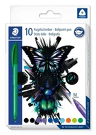 Długopisy - Długopis trójkątny M 10 kolorów STAEDTLER - miniaturka - grafika 1