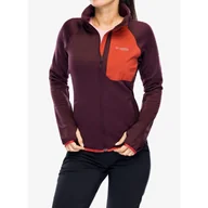 Odzież trekkingowa damska - Bluza polarowa damska Columbia Triple Canyon Grid Fleece Full Zip - miniaturka - grafika 1