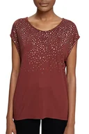 Koszulki i topy damskie - ESPRIT Collection Damska koszulka 112EO1K327, 601/BORDEAUX RED 2, XS, 601/bordowy czerwony 2, XS - miniaturka - grafika 1