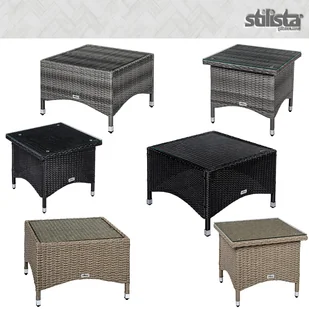 STOLIK OGRODOWY KAWOWY 50X50 TECHNORATTAN BALKON - Ławy i stoliki kawowe - miniaturka - grafika 5