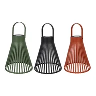 Lampy ogrodowe - Zestaw 3 solarnych lamp LED Klosz Świetlny: czarna, czerwona, zielona - miniaturka - grafika 1