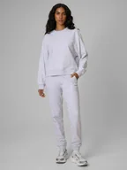 Spodnie sportowe damskie - 4F Spodnie dresowe joggery damskie - szare XXL - miniaturka - grafika 1