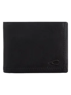 Camel Active Skórzany portfel "Osaka" w kolorze czarnym - 12 x 9,5 x 2 cm - Portfele - miniaturka - grafika 1