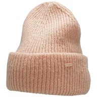 Czapki damskie - Czapka Damska 4F Łososiowy Melanż H4Z22 Cad005 64M M - miniaturka - grafika 1