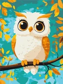 Malowanie po numerach - Malowanie po numerach - Kids Sowa - miniaturka - grafika 1