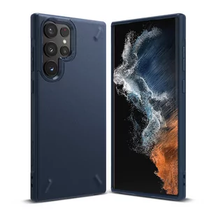 RINGKE Onyx wytrzymałe etui pokrowiec Samsung Galaxy S22 Ultra granatowy - Etui i futerały do telefonów - miniaturka - grafika 1