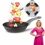 Patelnie - Patelnia na indukcję marmurowa Konighoffer Arancini 20 cm poleca EWA WACHOWICZ - miniaturka - grafika 1