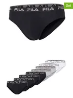 Majtki męskie - Fila Slipy (8 par) w kolorze białym, czarnym i szarym - miniaturka - grafika 1