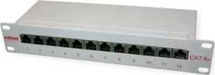 Roline Patchpanel ROLINE 10, 12 portów, kat. 6A klasa EA, ekranowany - Kable komputerowe i do monitorów - miniaturka - grafika 1