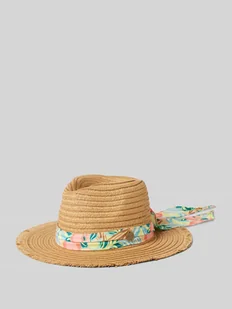Kapelusz słomiany z opaską model ‘OCEANS PANAMA HAT’ - Czapki damskie - miniaturka - grafika 1