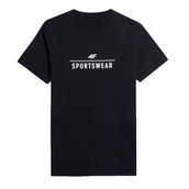 Koszulki męskie - 4F T-Shirt Koszulka Męska Ttshm539 Granatowa M - miniaturka - grafika 1