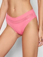 Majtki damskie - Calvin Klein Underwear Figi klasyczne 000QF6048E Różowy - miniaturka - grafika 1