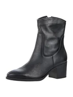 Kozaki damskie - Marco Tozzi Damskie botki Zip+Slip 2-25360-43 modne kozaki, czarne, 36 EU, czarny, 36 EU - miniaturka - grafika 1