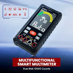 KAIWEETS KM601S Digital Multimeter 10000 Counts True-RMS Meter Smart Mode Manual Mode Flashlight - Black - Multimetry - miniaturka - grafika 5