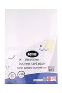 Szkolne artykuły papiernicze - Papier wizytówkowy A4/20K biały Juta - Beniamin - miniaturka - grafika 1
