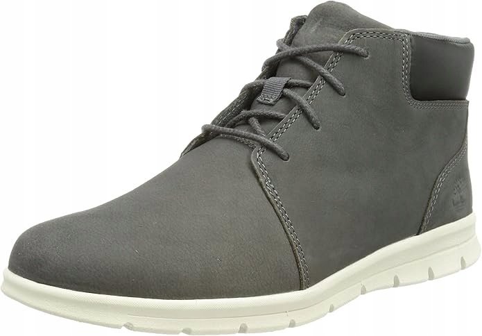 TIMBERLAND MĘSKIE TRZEWIKI SKÓRZANE SZARE WIĄZANE 42 1JJB