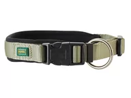 Obroże dla psów - HUNTER Hunter obroża dla psa z neoprenu Vario Plus, nylon/neopren, oliwkowy/czarny - miniaturka - grafika 1