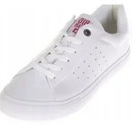 Trampki męskie - TRAMPKI MĘSKIE BIG STAR BIAŁE EKO DD174475 R43 - miniaturka - grafika 1
