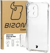 Etui i futerały do telefonów - Bizon Elastyczne etui Case Salpa do Motorola Edge 50 Neo, przezroczyste - miniaturka - grafika 1