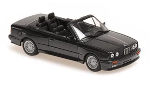 Bmw M3 Cabriolet (E30) – 1988 – Black Metallic 1:43 Minichamps - Samochody i pojazdy dla dzieci - miniaturka - grafika 1