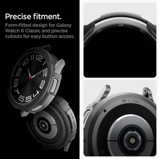 Spigen Liquid Air Samsung Galaxy Watch 6 Classic 47 mm czarny/matte black ACS06394 - Akcesoria do smartwatchy - miniaturka - grafika 27