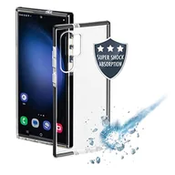 Etui i futerały do telefonów - Hama Etui na telefon komórkowy Samsung Galaxy S23 Ultra "Protector" (przezroczyste etui z TPU, elastyczne etui ochronne, ochrona telefonu z odporną na uderzenia ramką), przezroczyste - miniaturka - grafika 1