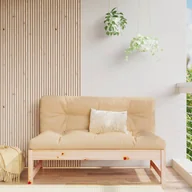 Sofy ogrodowe - vidaXL Sofa środkowa do ogrodu, 120x80 cm, lite drewno sosnowe - miniaturka - grafika 1