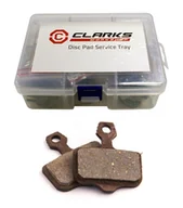 Hamulce rowerowe - Clarks Okładziny hamulcowe CLARK'S AVID (Elixir 1,3,5, Elixir CR, Elixir R, Sram XX, X0) organiczne pudełko 20 par A-CLA-VX841C-DP-ST - miniaturka - grafika 1