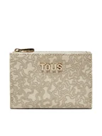 Etui na dokumenty i karty - TOUS Etui na karty kredytowe Kaos Mini Lines 2002184201 Beżowy - miniaturka - grafika 1